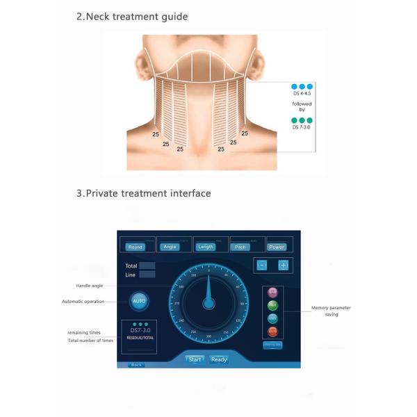 Portable 2 In 1 Ultrasound HIFU Beauty Machine For Wrinkle Removal Treatment