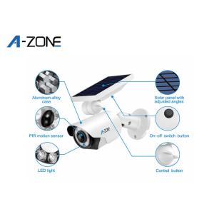 Quality White External Solar Security Lights Solar Panel Motion Garden Light for sale