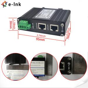 80~320V DC Power Input Industrial Gigabit PoE+ Injector