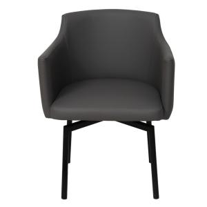 Lightweight Office Rolling Chair High Stability With Leather Upholstery