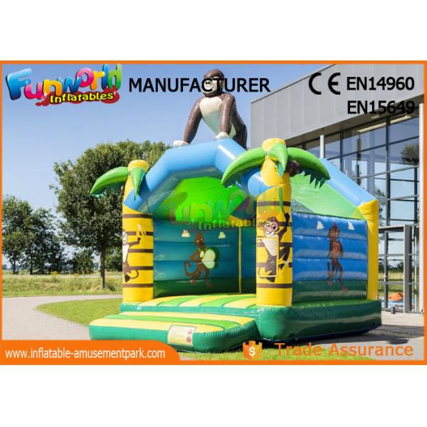 Buy Customized Size Gorilla Inflatable Jump Bouncy Castles With 1 Year Warranty at wholesale prices