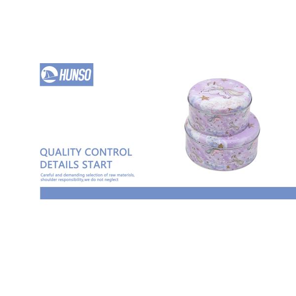 Empty Candy Gift Tin Cans Seamless Round Tin Tinplate Material With Gift Bag