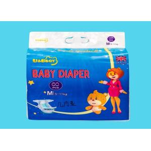 China White Breathable Backsheet Soft Baby Diaper 390*320mm Cartoon Printed on sale