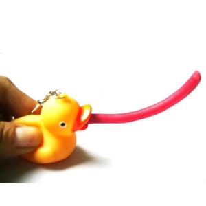 Novelty Animal Vent Extrusion Keychain Toy, Anti Stress Toy