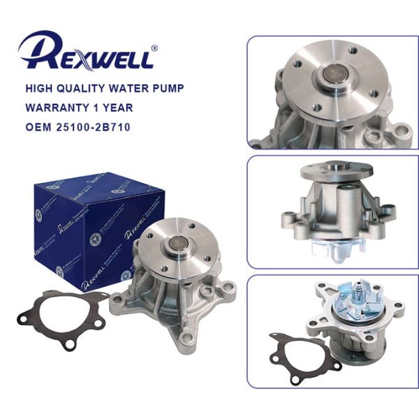 25100-2B710 25100-2B700 Auto Parts Engine Cooling Water Pump for Hyundai Kia SOUL RIO G4FA 1
