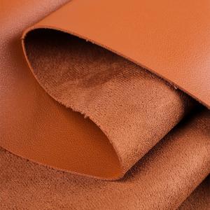 China PVC Faux Suede Leather Fabric Anti Fouling For Handbag / Mouse Pad Cover on sale
