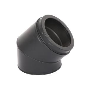 45 Degree 6 Inch Insulated Chimney Pipe Slim Advanced Design Twist Lock Design