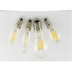 6W E27 Dimmable LED Tear Drop Shape Filament 2700K-6500K Glass High Efficiency