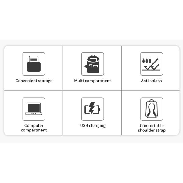 Factory wholesale OEM customized new travel backpack men's waterproof business Laptop Backpack for men