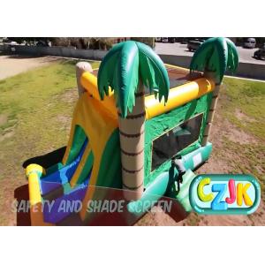 Jungle Green Tree Inflatable Obstacle Course 4Mx 6M X 4M 3 Years Warrenty