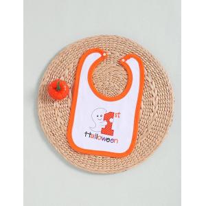 High Hygroscopic Property Halloween 100 Cotton Newborn Baby Bibs