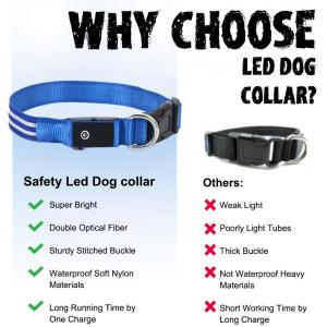 USB Rechargeable Flashing Dog Collars