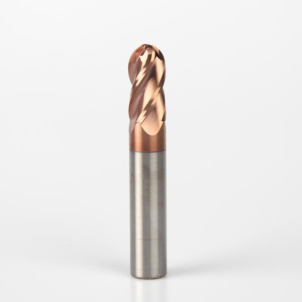 1 - 20 Mm Dia Carbide Ball End Mill / Ball Nose Cutter For Processing Alloy