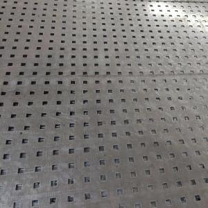 3mm Hole Diameter Perforated Mesh Plate Welded Technique Durable