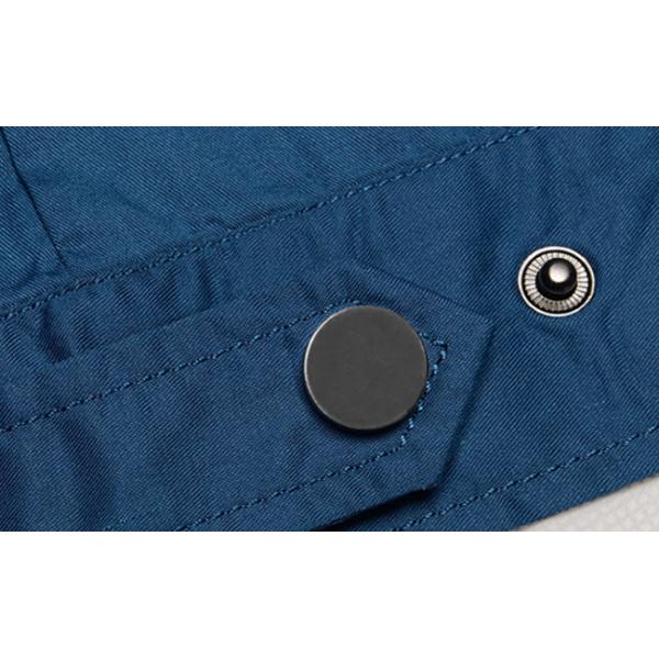 Polyester / Cotton Long Sleeves Industrial Work Uniforms Jackets Square Collar