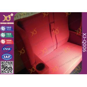 Ergonomically 2 Seats Movie Theater Sofa Luxury Cinema Seating For Lovers