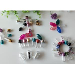 Pink 2g Empty Capsule Bottle Pill Packaging Bottle