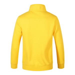 35% Polyester Athletic Pullover Hoodie 160gsm Yellow SGS Raglan Sleeves