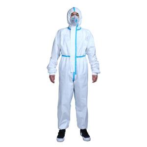 Quality Polypropylene Polyester Material Disposable Protective Coverall Medical Accessories for sale