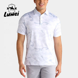 Spring Sublimated Embroidery Polo Shirts Polyester Formal Short Sleeve