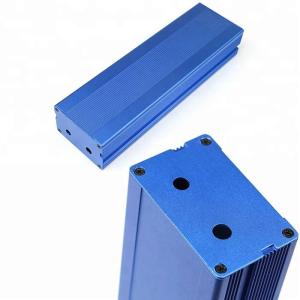 ISO 9001 Colour Anodized Aluminum Heat Sink Parts CNC Machining
