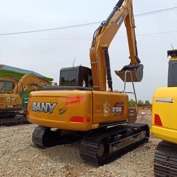 Sany Sy135C 65C Excavator 13.5Ton for Road Construction 73kw Hydraulic Crawler Excavator