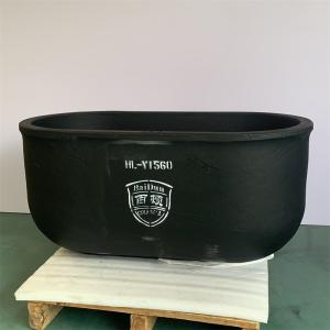 Quality Fast Thermal Conductivity Oval Crucible Metal Melting Silicon Graphite Crucible for sale