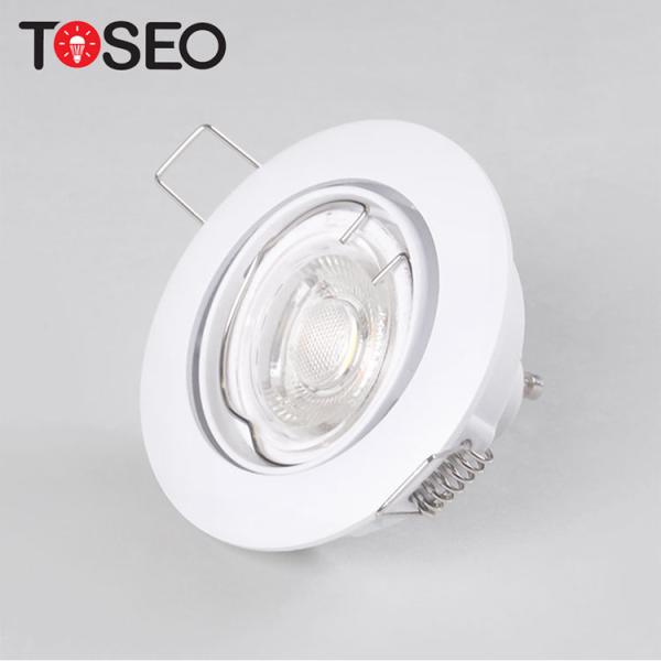Die Casting Alu Round Gu10 Recessed Downlight Fixtures Adjustable Downlight