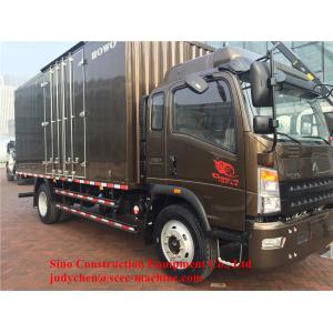 Sinotruk Light Commercial Trucks Delivery Box Van 5000Kg Loading Weight