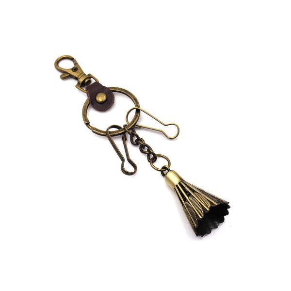 Buy Silk screen printing Zinc Alloy Keychain Carabiner Badminton Keyring at wholesale prices