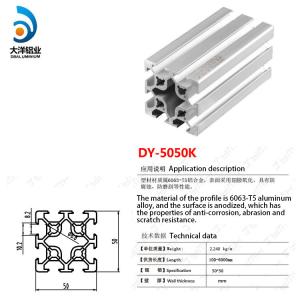 Industrial Aluminum Alloy Profile Dy-5050k Frame Support Assembly Line