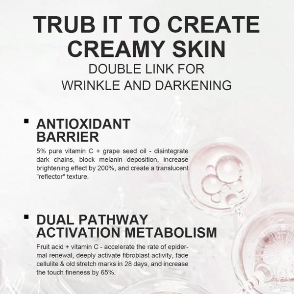 15% Fruit Acid Body Aromatherapy Scrub Lotion Bath Salt Exfoliation And Whitening