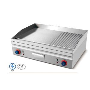 Electric Stainless Steel Griddle for Restaurant Cooking Temperature Range 0℃ to