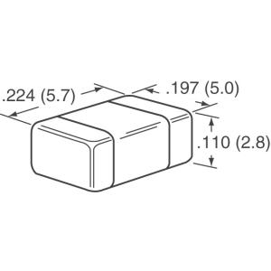 Original Capacitory C5750Y5V1C107Z Ceramic Capacitors On TV Camera