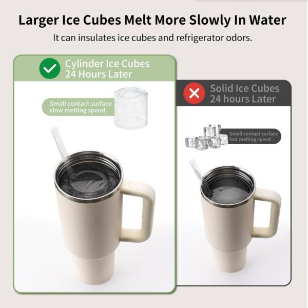 Silicone Mold Ice Cube Tray for Tumbler Cup Kitchen Accessories Bar Ice Cream Makers