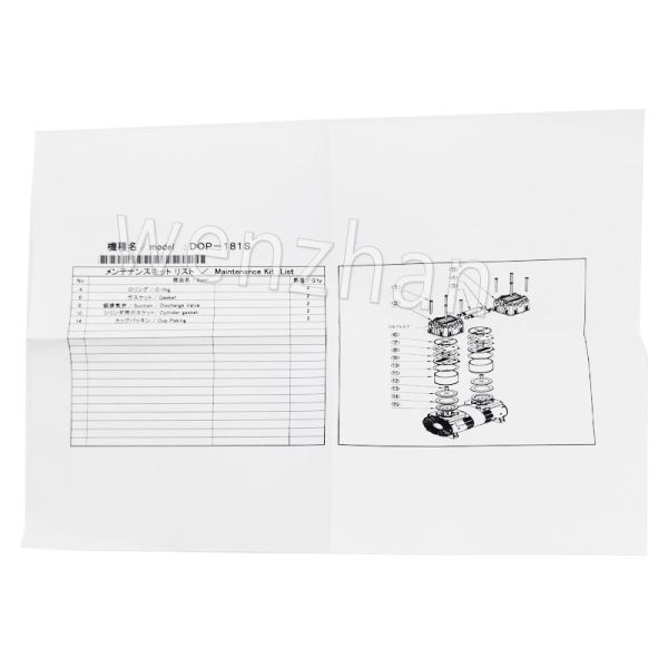 SMT Machine Part JUKI RX-6 3010 3020 JX350 RS-1 40138045 401-38045 Vacuum Pump Maintenance Kit