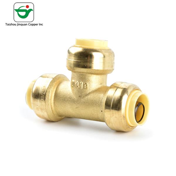 Lead Free 1''X1''X1'' T Type Connector Copper Push Fit Fittings