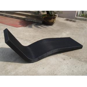 Hotel Park Strong Brown Sunlounger With Power Coated Aluminum Frame