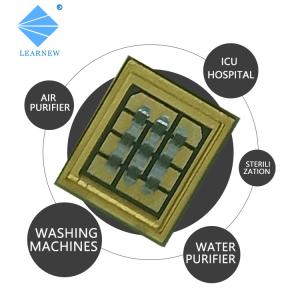 3535 SMD 1W 3W 10W UVB UVC LED Chip 254nm UV LED 270nm 280nm High Luminous