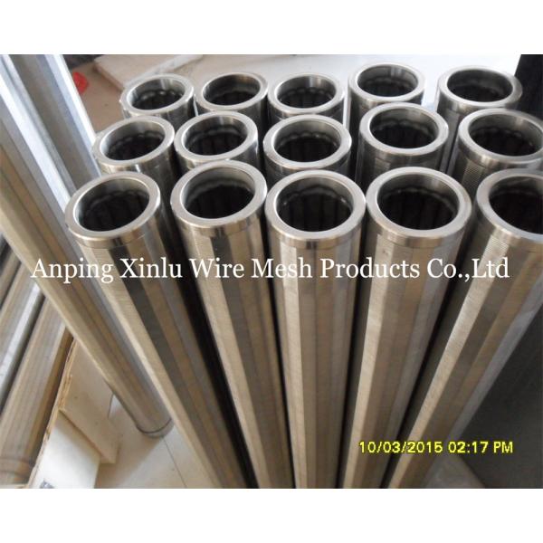 V Wire Screen Tube 0.05-5mm Slot Wedge Wire Screen Pipe for Wastewater Treatment and Chemical Process
