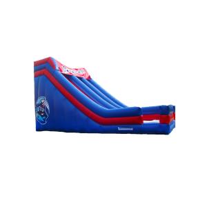 Quality Children Fun Park Inflatable Blue Color Slide For Rentals for sale