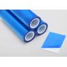 Customized Size Surface Protection Tape Blue Color With Plastic Core for sale