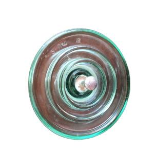 Quality LXP-120 toughened glass disc suspension insulator for sale