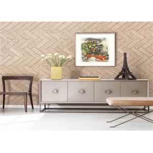 China 3D Textured Brick Pattern Wallpaper Smoke Proof Modern Removable Wallpaper on sale