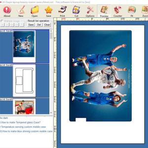 Daqin Software Laptop Skin Making Machine That Cuts Stickers