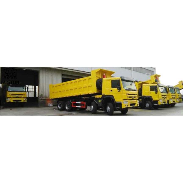 6x4 380hp Howo Tipper Truck Manufacturers , Euro 2 Engine Used Tipper