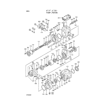 9139426 9169241 Hitachi Ex800 850H hydraulic pump