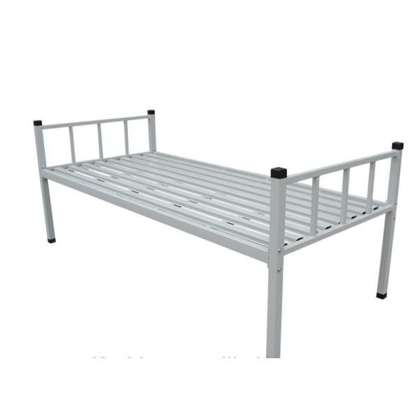 Buy Electrostatic Coating Metal Frame Single Bed All Iron 12inch Gap at wholesale prices