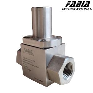 Two Way Stainless Steel High Pressure Valve DN15 Inner Tooth