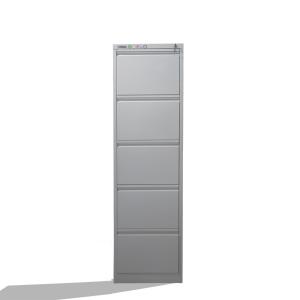 Quality Documents Metal Vertical Filing Cabinet 5 Drawer With Plastic Handle for sale